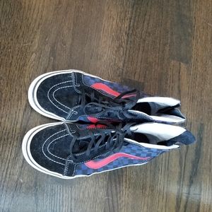 Kids Van's SK-8 Hi with zipper